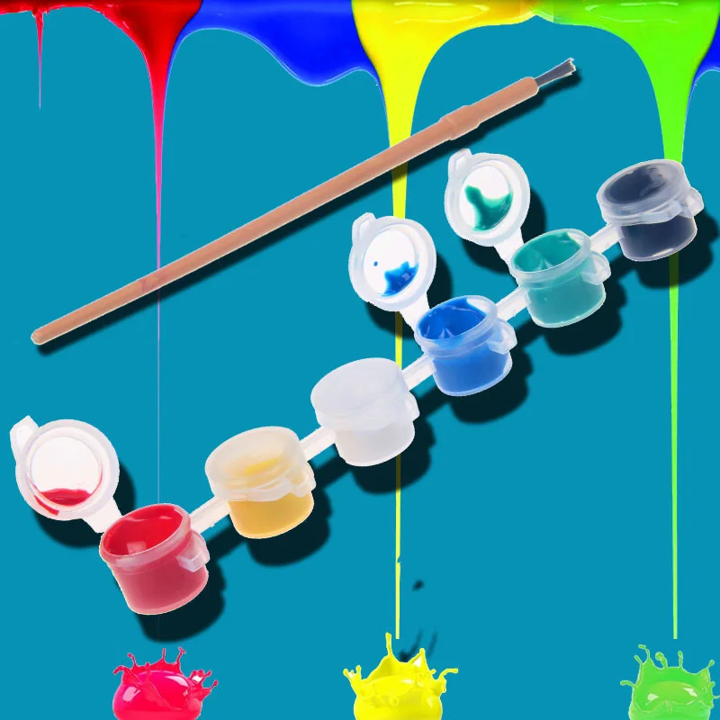 12/8 Colors With 1 Paint Blue Brushes Per Set Acrylic Paints For Oil Painting Nail Art Clothes Art Digital DIY Graffiti Pigment
12/8 Colors With 1 Paint Blue Brushes Per Set Acrylic Paints For Oil Painting Nail Art Clothes Art Digital DIY Graffiti Pigment