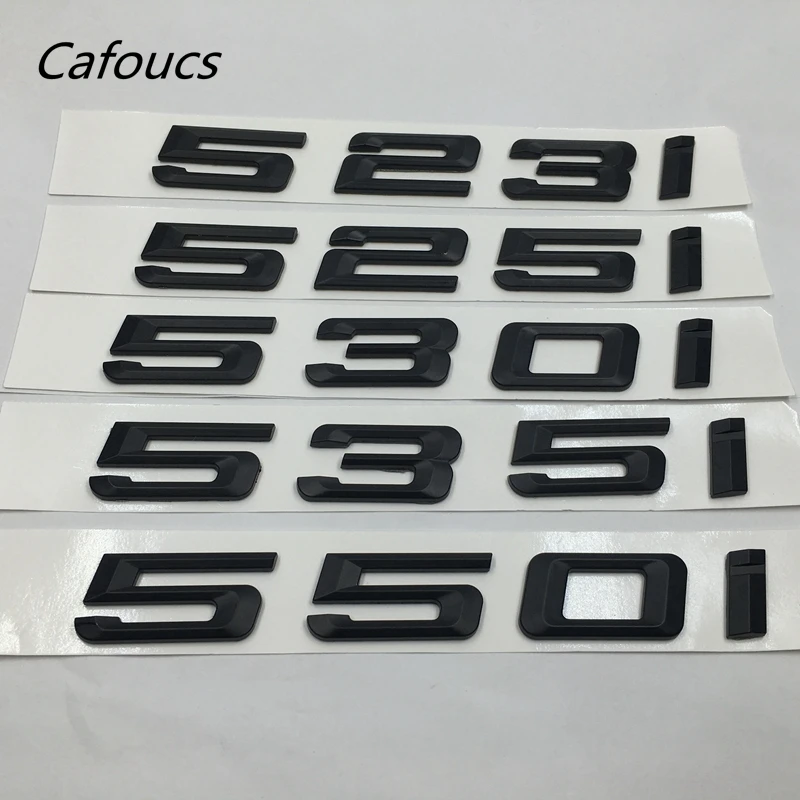ABS 523i 525i 530i 535i 550i Trunk Lid Rear Emblems Badge Black Letters for BMW 5-Series E60 E61 F10 F11 Emblem
ABS 523i 525i 530i 535i 550i Trunk Lid Rear Emblems Badge Black Letters for BMW 5-Series E60 E61 F10 F11 Emblem
