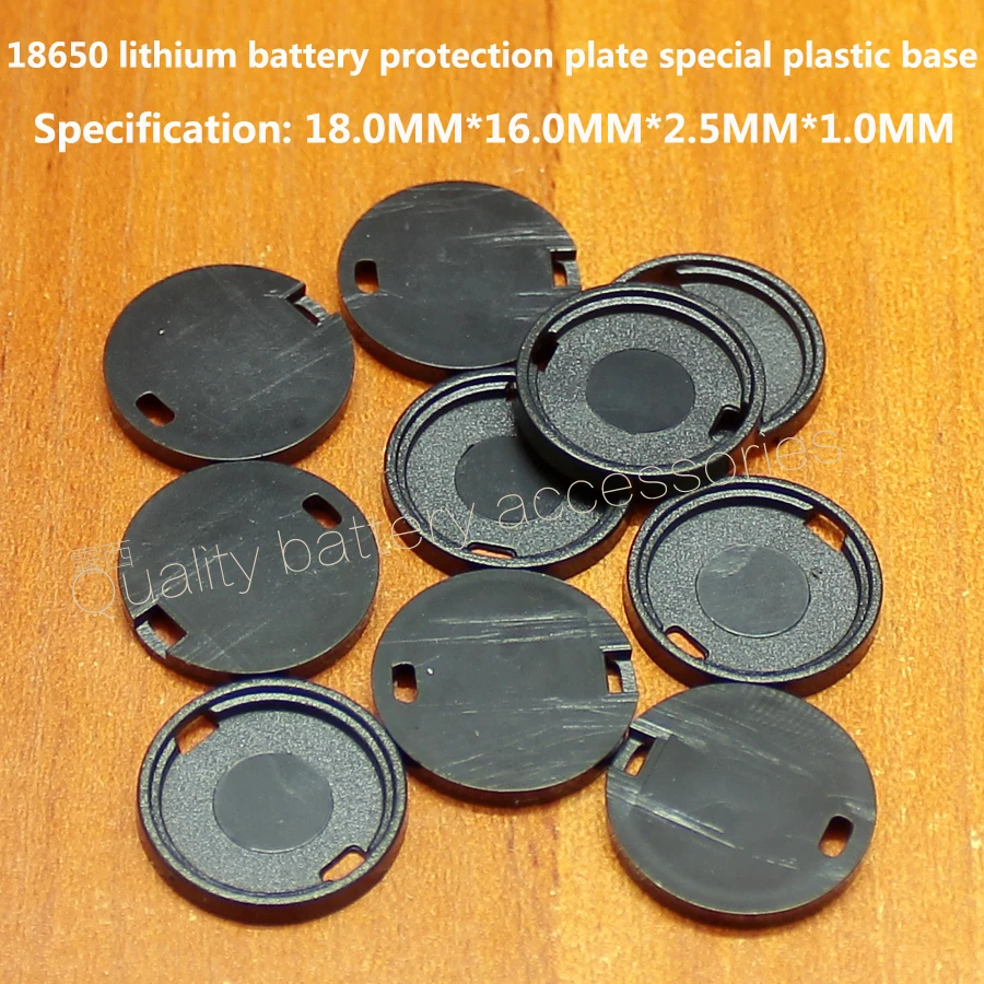 100pcs 18650 Lithium Battery Protector Special Plastic Base Rubber Ring Insulated Apron And Diameter 16mm Protective Plate Diy
100pcs 18650 Lithium Battery Protector Special Plastic Base Rubber Ring Insulated Apron And Diameter 16mm Protective Plate Diy
