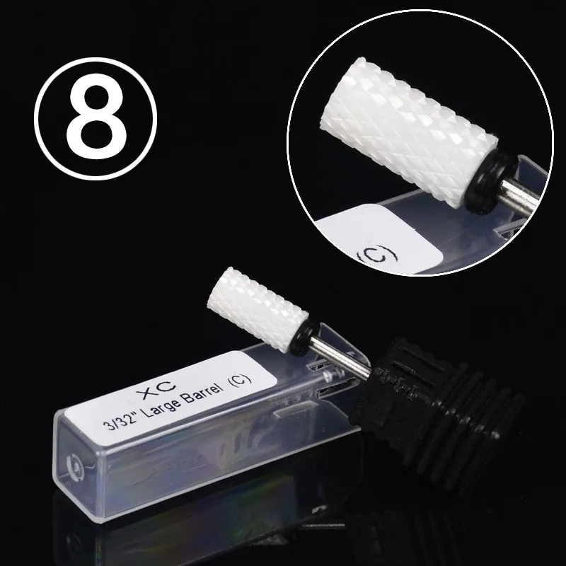WUF High Quality 1pcs Coarse Size Ceramic Nail Drill Bits For Electric Nail Manicure Pedicure Cutter Machine Tools
WUF High Quality 1pcs Coarse Size Ceramic Nail Drill Bits For Electric Nail Manicure Pedicure Cutter Machine Tools