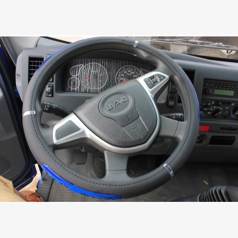 KKYSYELVA BLUE Leather Steering Wheel Covers for Car Bus Truck 36 38 40 42 45 47 50cm Diameter Auto Steering-wheel cover
KKYSYELVA BLUE Leather Steering Wheel Covers for Car Bus Truck 36 38 40 42 45 47 50cm Diameter Auto Steering-wheel cover