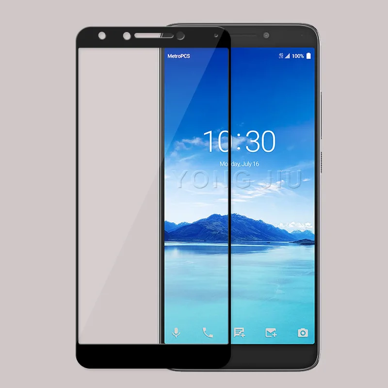 100 шт./лот 3D закаленное стекло для Alcatel 7 полное покрытие экрана Защитная пленка