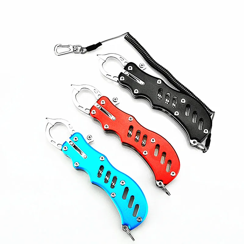 17cm Stainess Steel Portable Fishing Grip Fish Gripper Lip Controller Grabber with Steel Retention Rope
17cm Stainess Steel Portable Fishing Grip Fish Gripper Lip Controller Grabber with Steel Retention Rope