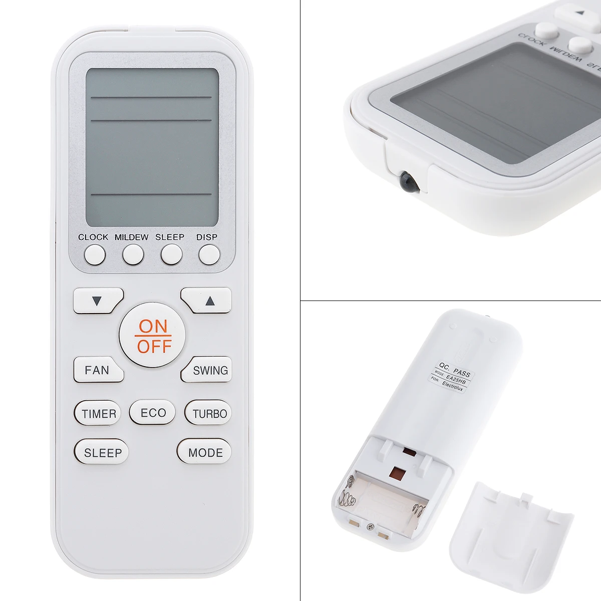 KELANG Newest English Air Conditioner Remote Control Support 2 x AAA Batteries with HD Screen for Model EA25HB
KELANG Newest English Air Conditioner Remote Control Support 2 x AAA Batteries with HD Screen for Model EA25HB