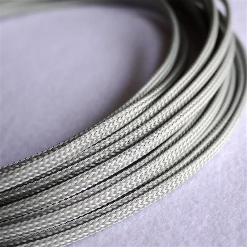 1/10/100 Meters Gray - High quality 4mm Braid PET Expandable Sleeving High Density Sheathing Plaited Cable Sleeves
1/10/100 Meters Gray - High quality 4mm Braid PET Expandable Sleeving High Density Sheathing Plaited Cable Sleeves