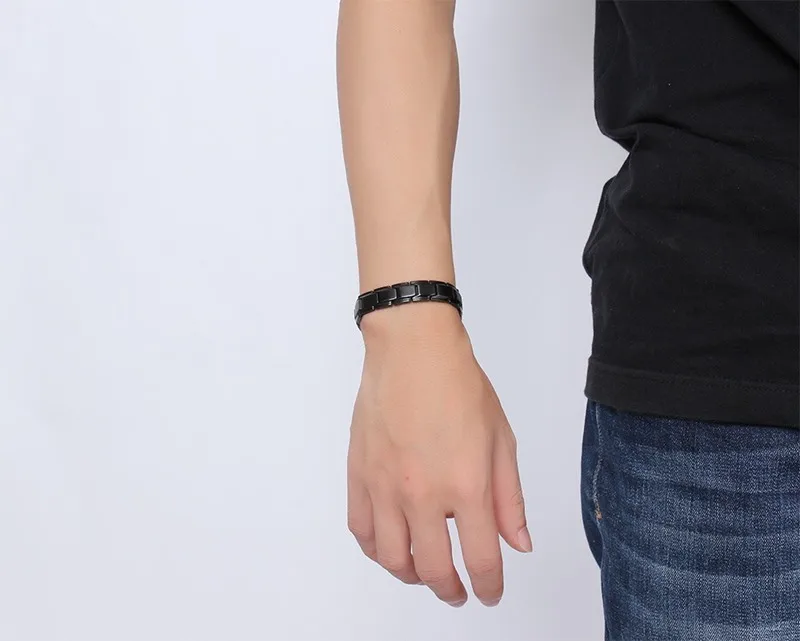 NHGBFT Black Color Energy Bracelets for Mens Healthy Stainless Steel Magnetic Bracelets Bangle
NHGBFT Black Color Energy Bracelets for Mens Healthy Stainless Steel Magnetic Bracelets Bangle