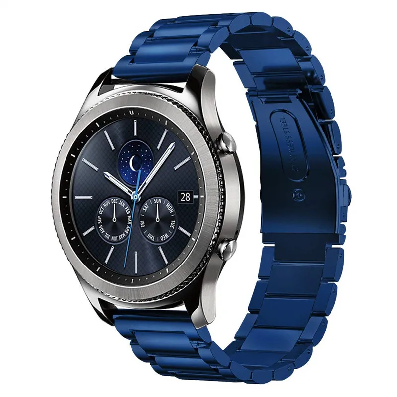 Watchbands for Samusng Gear S3/Galaxy Watch 46mm Band 22mm Stainless Steel Strap Wrist Bracelet for Gear S3 Classic/Frontier
Watchbands for Samusng Gear S3/Galaxy Watch 46mm Band 22mm Stainless Steel Strap Wrist Bracelet for Gear S3 Classic/Frontier