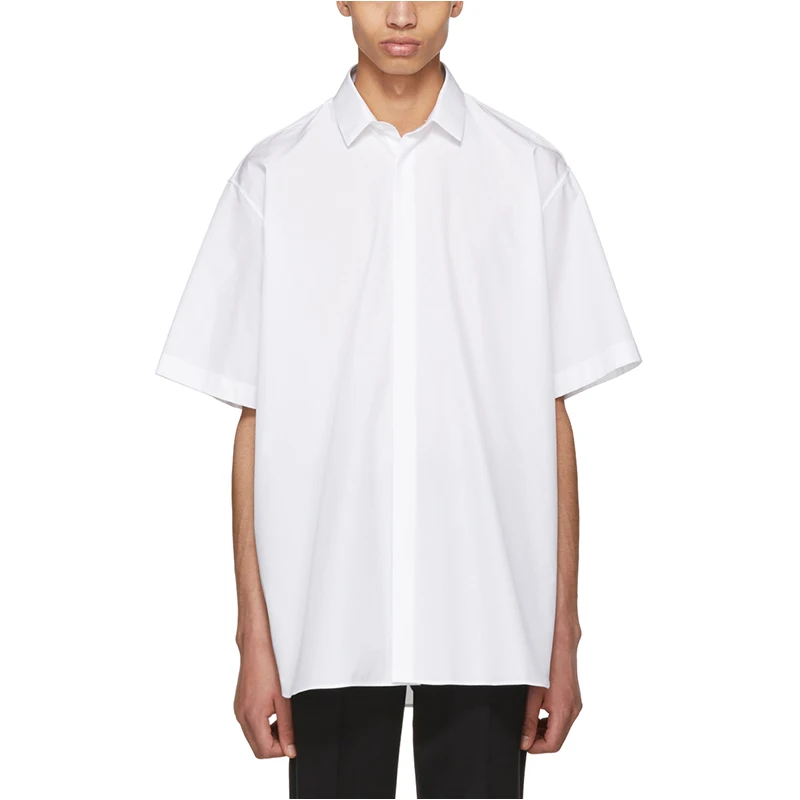 S-5XL ! 2018 men's clothing GD Hair Stylist fashion Summer Simplified profile Back folds Loose Shirt Plus Size singer costumes
S-5XL ! 2018 men's clothing GD Hair Stylist fashion Summer Simplified profile Back folds Loose Shirt Plus Size singer costumes