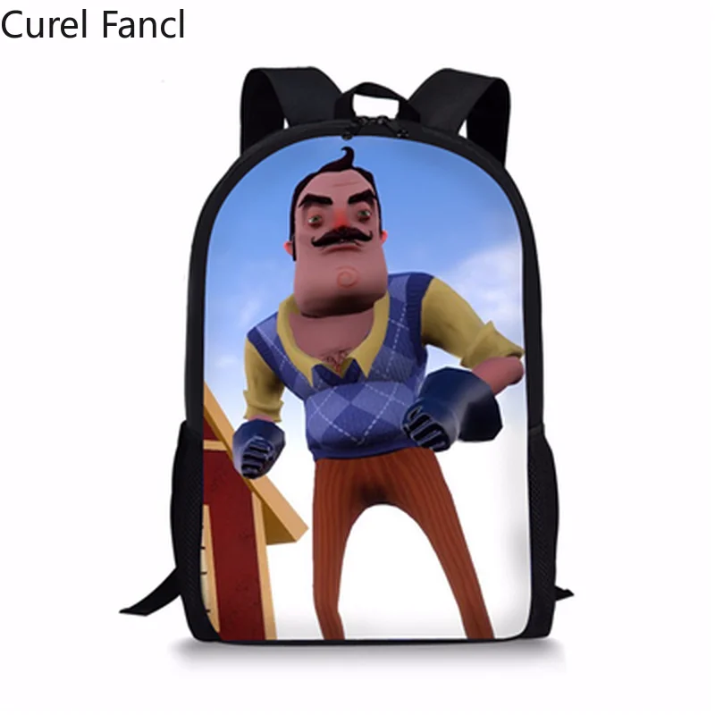 Hello Neighbor Cartoon Printing Kids School Bags for Girls Boys 16 Inch Children Backpack Orthopedic Toddler Schoolbag Satchel 9
Hello Neighbor Cartoon Printing Kids School Bags for Girls Boys 16 Inch Children Backpack Orthopedic Toddler Schoolbag Satchel 9
