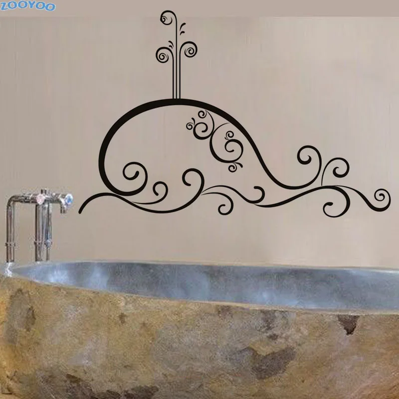 ZOOYOO Swirl Whale Outline Wall Sticker Creative Home Decor Animal Bath Wall Decals Removable Bedroom Decoration For Kids
ZOOYOO Swirl Whale Outline Wall Sticker Creative Home Decor Animal Bath Wall Decals Removable Bedroom Decoration For Kids