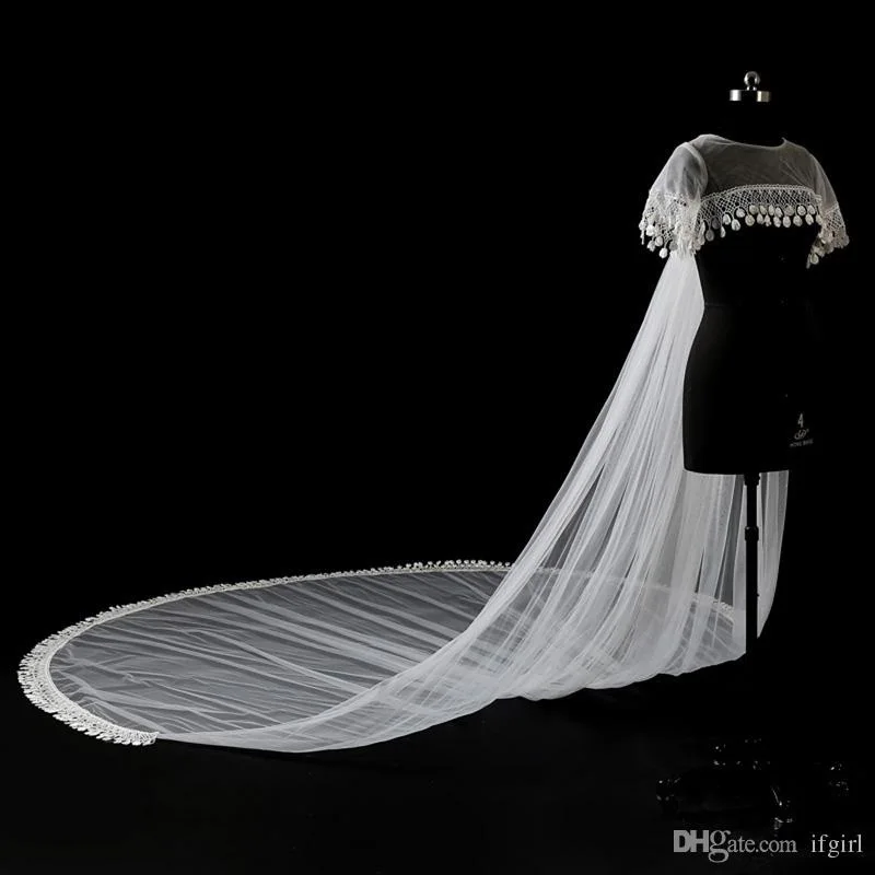 

Женский кружевной Жакет-болеро, элегантный жакет до пола из тюля с аппликацией, свадебный платок, свадебные аксессуары, новинка 2020