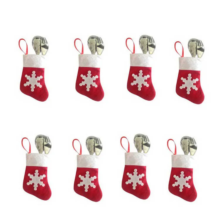 6 Pcs Mini Socks Santa Silverware Holders Pockets Dinner Decor Xmas New Year Christmas Decorations
6 Pcs Mini Socks Santa Silverware Holders Pockets Dinner Decor Xmas New Year Christmas Decorations