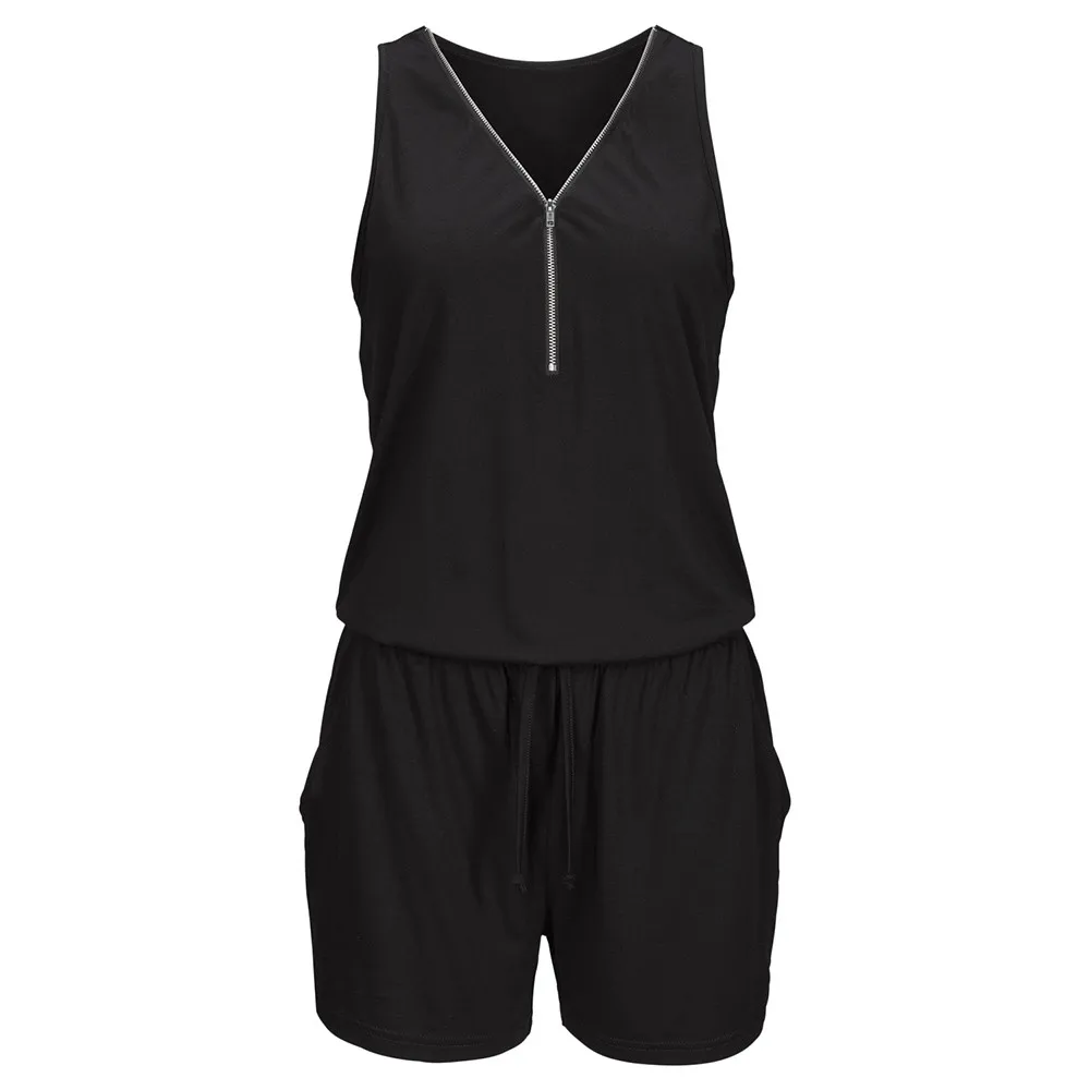 Womens Summer Fashion Holiday Casual Zipper Mini Playsuit Ladies Jumpsuit Summer Beach Rompers Combinaison Pantalon Femme 50
Womens Summer Fashion Holiday Casual Zipper Mini Playsuit Ladies Jumpsuit Summer Beach Rompers Combinaison Pantalon Femme 50