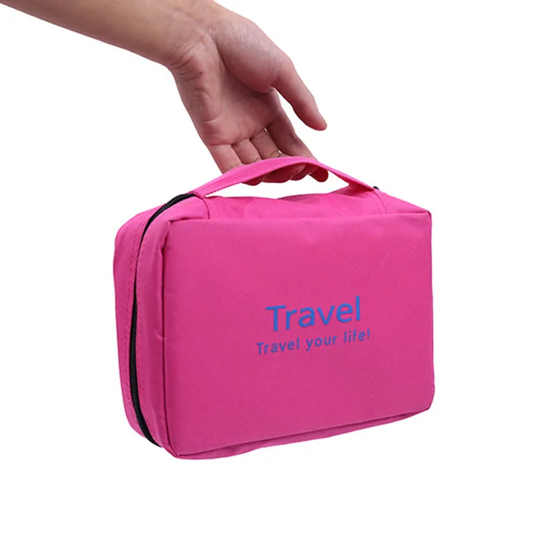Для женщин Туалет мешок двойной Слои Водонепроницаемый Travel Organizer косметичка
