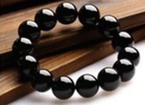 12mm Natural Genuine Black Agate Onyx Round Beads Stretchy Bracelets @^Noble style Natural Fine jewe FREE SHIPPING
12mm Natural Genuine Black Agate Onyx Round Beads Stretchy Bracelets @^Noble style Natural Fine jewe FREE SHIPPING