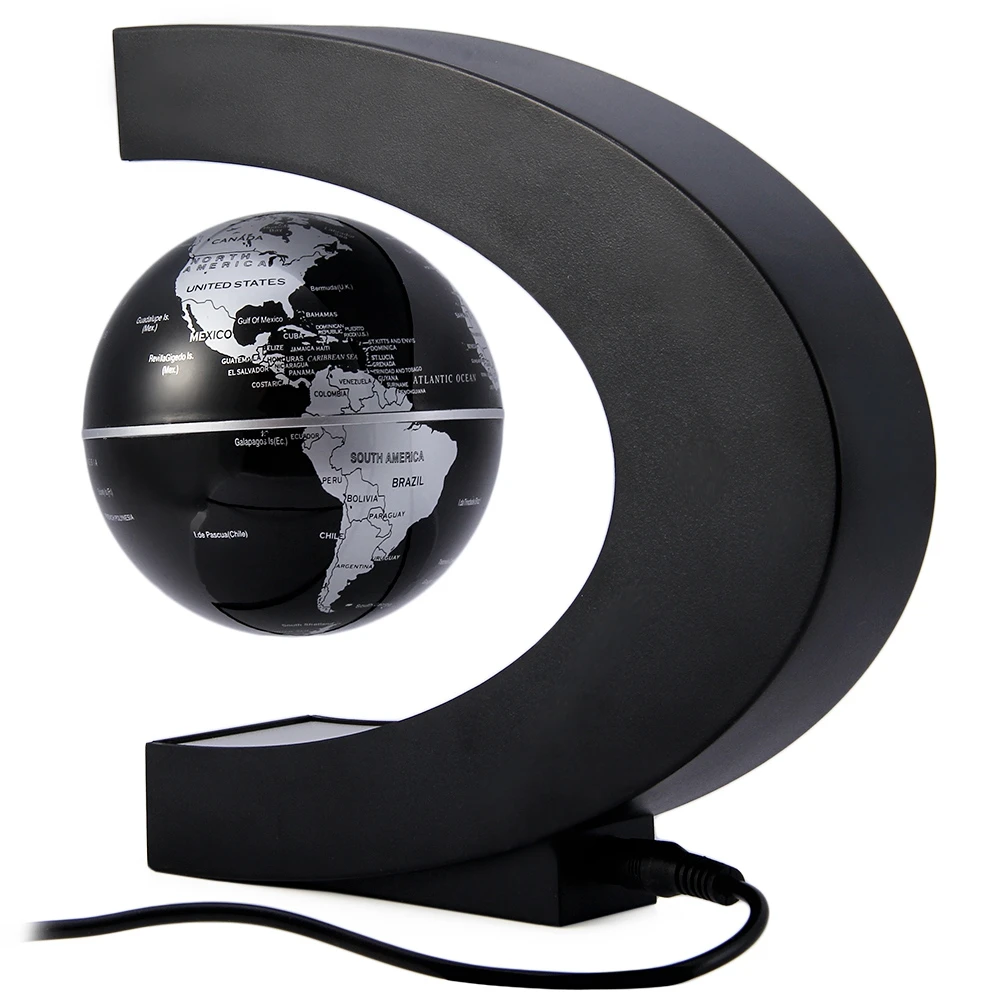 Creative C Shape Magnetic Led Night Light Levitation Floating Globe World Map with Colorful LED Light for Desk Decoration
Creative C Shape Magnetic Led Night Light Levitation Floating Globe World Map with Colorful LED Light for Desk Decoration