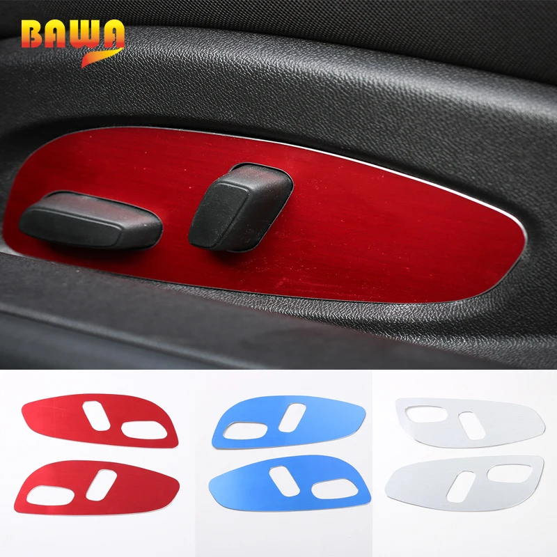 BAWA Aluminum Car Interior Seat Adjustment Button Decoration Cover Trim Stickers For Chevrolet Camaro 2017 Up Car Styling
BAWA Aluminum Car Interior Seat Adjustment Button Decoration Cover Trim Stickers For Chevrolet Camaro 2017 Up Car Styling