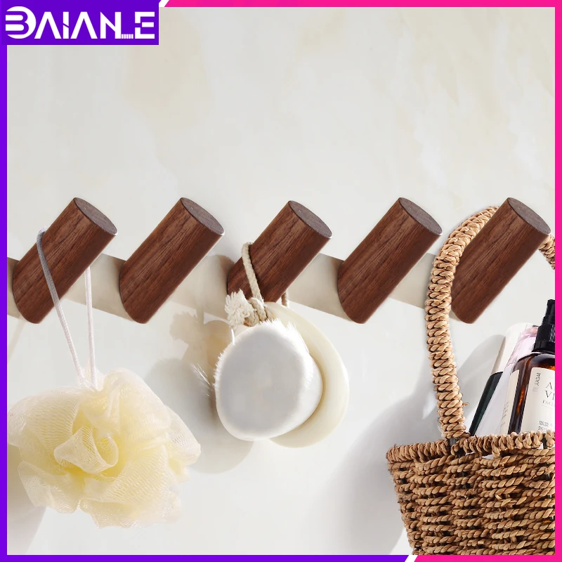 Robe Hook Wall Mounted Wood Coat Hooks Rack Natural Decorative Bathroom Hook for Towels Key Bag Caddy Clothes Hanging Hanger
Robe Hook Wall Mounted Wood Coat Hooks Rack Natural Decorative Bathroom Hook for Towels Key Bag Caddy Clothes Hanging Hanger