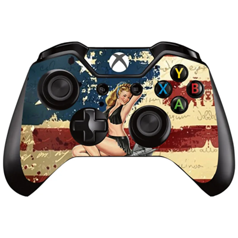OSTSTICKER 2 Pcs Sexy Lady Design Vinyl Skins For Microsoft Xbox One Joystick Stickers Controller | Электроника