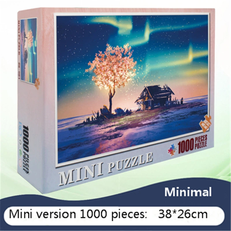 Mini 1000 pieces of the smallest 3D puzzle difficult wood pulp paper puzzle for adults cute
Mini 1000 pieces of the smallest 3D puzzle difficult wood pulp paper puzzle for adults cute