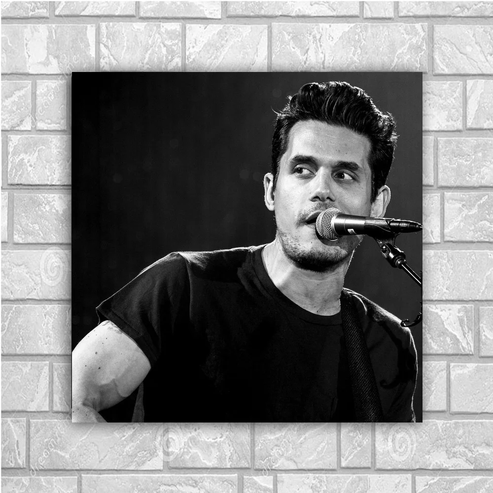 Художественный шелковый постер John Mayer домашний декор 12x12 24x24 дюйма|Рисование и