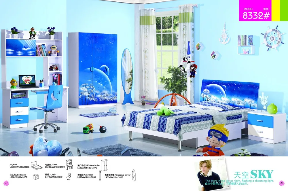 2018 детский стол стул и Лофт кровать набор Meuble Enfant деревянная мебель для детского
