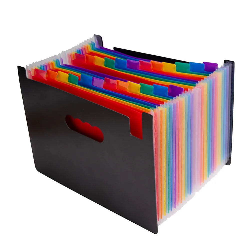 High Quality 2018 24 Pockets Expanding File Folder, Rainbow Document Organizer With Expandable Stand Desktop Storage Box
High Quality 2018 24 Pockets Expanding File Folder, Rainbow Document Organizer With Expandable Stand Desktop Storage Box