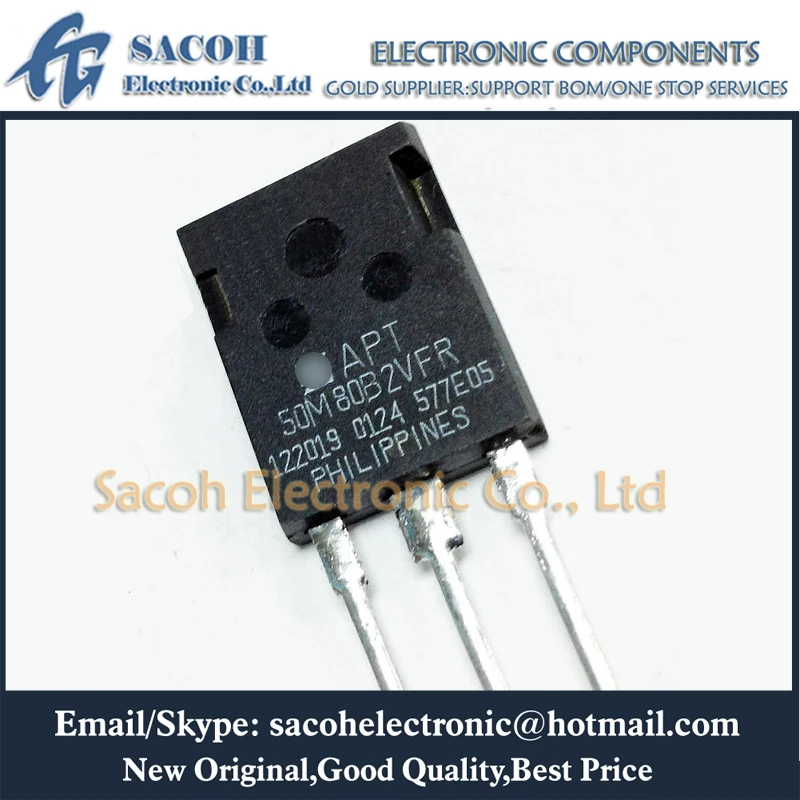 Новый оригинальный 5 шт./лот APT50M80B2VFRG APT50M80B2VFR 50M80B2VFR или APT50M80B2VRG APT50M80B2VR 50M80B2VR TO-247MAX 58A 500V MOSFET
Новый оригинальный 5 шт./лот APT50M80B2VFRG APT50M80B2VFR 50M80B2VFR или APT50M80B2VRG APT50M80B2VR 50M80B2VR TO-247MAX 58A 500V MOSFET