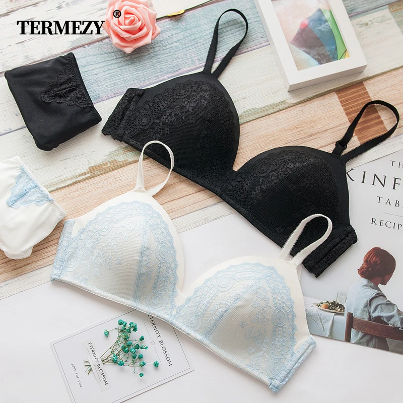 Комплект нижнего белья TERMEZY Женский, кружевной бюстгальтер без косточек, цвет голубой/розовый/черный, 2019
Комплект нижнего белья TERMEZY Женский, кружевной бюстгальтер без косточек, цвет голубой/розовый/черный, 2019