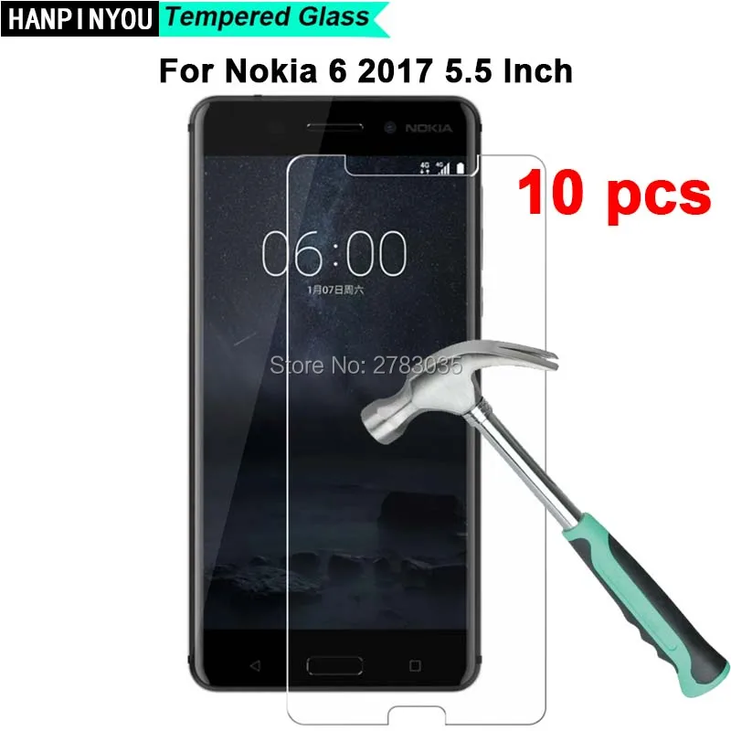 10 Pcs/Lot For Nokia 6 Nokia6 5.5" New 9H Hardness 2.5D Ultra-thin Toughened Tempered Glass Film Screen Protector Protect Guard
10 Pcs/Lot For Nokia 6 Nokia6 5.5" New 9H Hardness 2.5D Ultra-thin Toughened Tempered Glass Film Screen Protector Protect Guard
