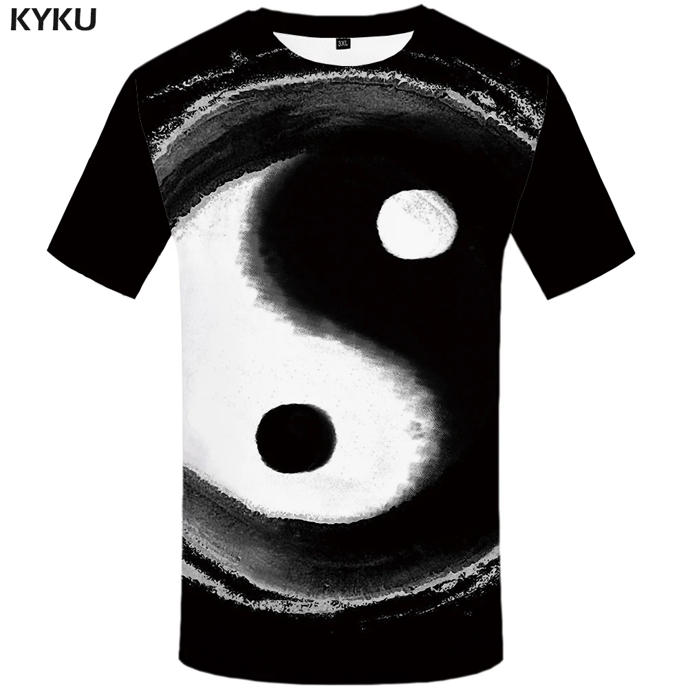 KYKU Brand Yin Yang Tshirt Men Black Vintage T-shirt Graphic 3d T Shirt Hip Hop Tee Cool Casual Mens Clothing Summer Streetwear
KYKU Brand Yin Yang Tshirt Men Black Vintage T-shirt Graphic 3d T Shirt Hip Hop Tee Cool Casual Mens Clothing Summer Streetwear