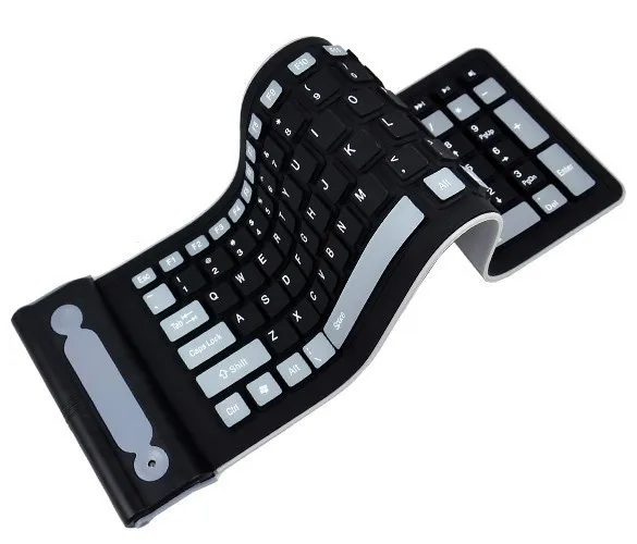 2.4Ghz wireless and soft silicone keyboard folding waterproof 109 keys with numeric keypad | Компьютеры и офис