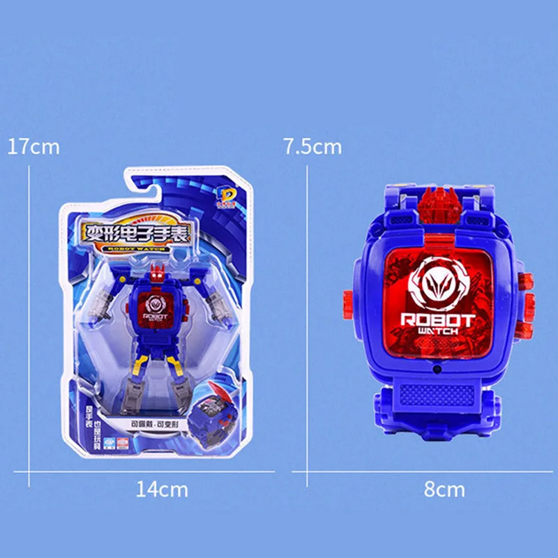 Lensple Cartoon Transformation Wristwatch Toy Creative Electronic Robot Watch for Boy Children Deform Robot Sport Watch Toy Gift
Lensple Cartoon Transformation Wristwatch Toy Creative Electronic Robot Watch for Boy Children Deform Robot Sport Watch Toy Gift