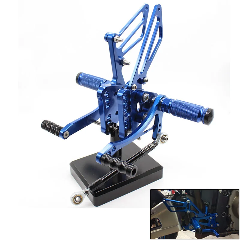 CNC Del Motociclo Pedane Regolabili Posteriori Set Spina Del Piede For Suzuki GSXR1000 GSXR 1000 K5 K6 2005 2006
CNC Del Motociclo Pedane Regolabili Posteriori Set Spina Del Piede For Suzuki GSXR1000 GSXR 1000 K5 K6 2005 2006