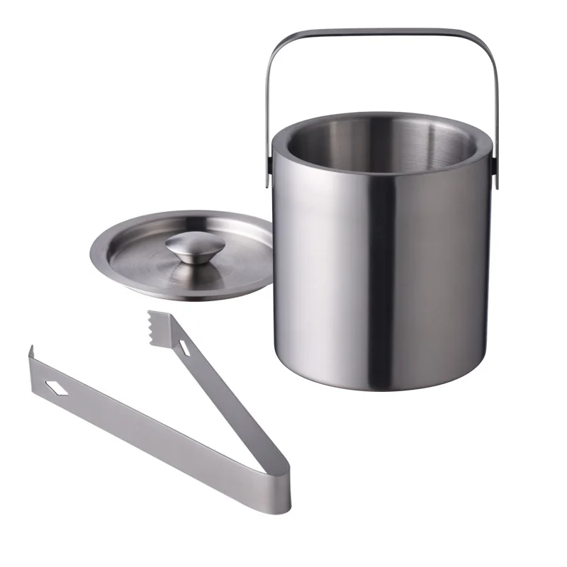 Bpa free 1.3L double wall Champagne Keg Ice cube double wall food grade stainless steel ice bucket with ice tong clip SETS
Bpa free 1.3L double wall Champagne Keg Ice cube double wall food grade stainless steel ice bucket with ice tong clip SETS