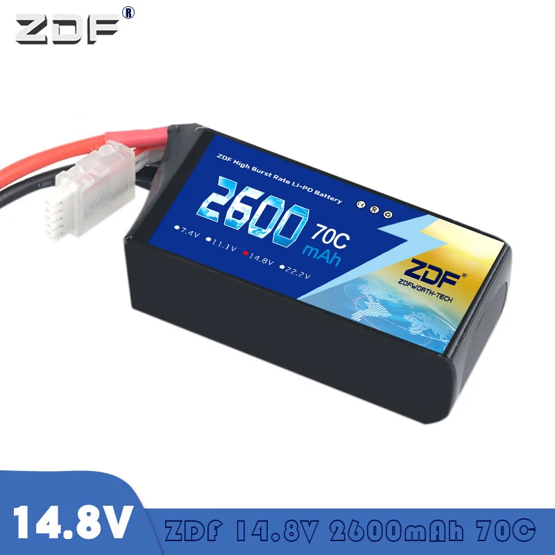 Аккумулятор ZDF 4S RC Lipo 14,8 в 2600 мА · ч 70C Max 140C для радиоуправляемого вертолета, самолета, автомобиля, квадрокоптера, лодки, гоночного дрона
Аккумулятор ZDF 4S RC Lipo 14,8 в 2600 мА · ч 70C Max 140C для радиоуправляемого вертолета, самолета, автомобиля, квадрокоптера, лодки, гоночного дрона