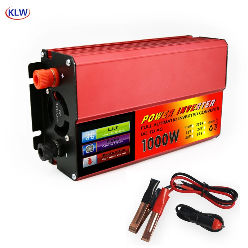1000W инвертор DC 12V 24V к AC 220V 110V USB Авто Инвертор адаптер зарядное устройство напряжение Автомобильный инвертор конвертер
1000W инвертор DC 12V 24V к AC 220V 110V USB Авто Инвертор адаптер зарядное устройство напряжение Автомобильный инвертор конвертер