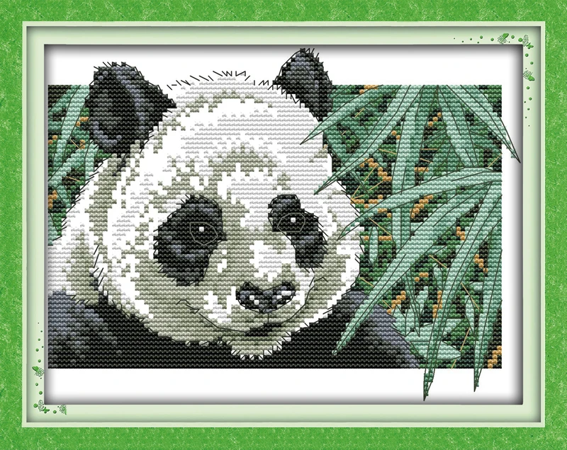 Panda cross stitch kit cartoon count canvas stitches embroidery DIY handmade needlework plus
Panda cross stitch kit cartoon count canvas stitches embroidery DIY handmade needlework plus