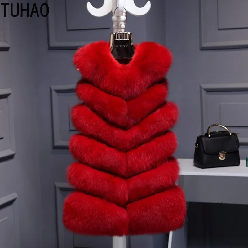 Winter Coat Women Warm Woman Long Female Coat Fur Vests Plus Size 3XL 2XL Faux Fur Coat Fox Fur Long Vest Women's Jacket
Winter Coat Women Warm Woman Long Female Coat Fur Vests Plus Size 3XL 2XL Faux Fur Coat Fox Fur Long Vest Women's Jacket