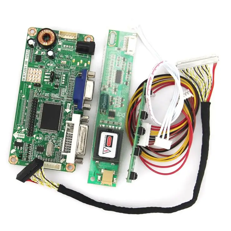 Плата контроллера ЖК-дисплея (VGA DVI) для LP154WX4 (TL)(CB) LP154WX5-TLA1 LTN154AT07 QD15TL04 QD15TL02 15,4 дюйма 1280*800
Плата контроллера ЖК-дисплея (VGA DVI) для LP154WX4 (TL)(CB) LP154WX5-TLA1 LTN154AT07 QD15TL04 QD15TL02 15,4 дюйма 1280*800