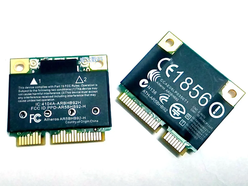 SSEA для Atheros AR5BHB92 AR9280 Half Mini PCI-E беспроводная карта 2,4/5,0 ГГц 802.11a/b/g/n для DELL/Toshiba/Acer/Sony/Samsung/Asus
SSEA для Atheros AR5BHB92 AR9280 Half Mini PCI-E беспроводная карта 2,4/5,0 ГГц 802.11a/b/g/n для DELL/Toshiba/Acer/Sony/Samsung/Asus