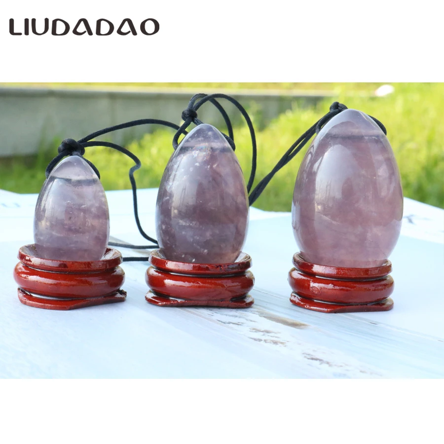 Natural Amethyst Fluorite Yoni Eggs Stone Ben Wa Ball Kegel Exeriser Massager Tools Women Body Care Health Yoni Eggs
Natural Amethyst Fluorite Yoni Eggs Stone Ben Wa Ball Kegel Exeriser Massager Tools Women Body Care Health Yoni Eggs