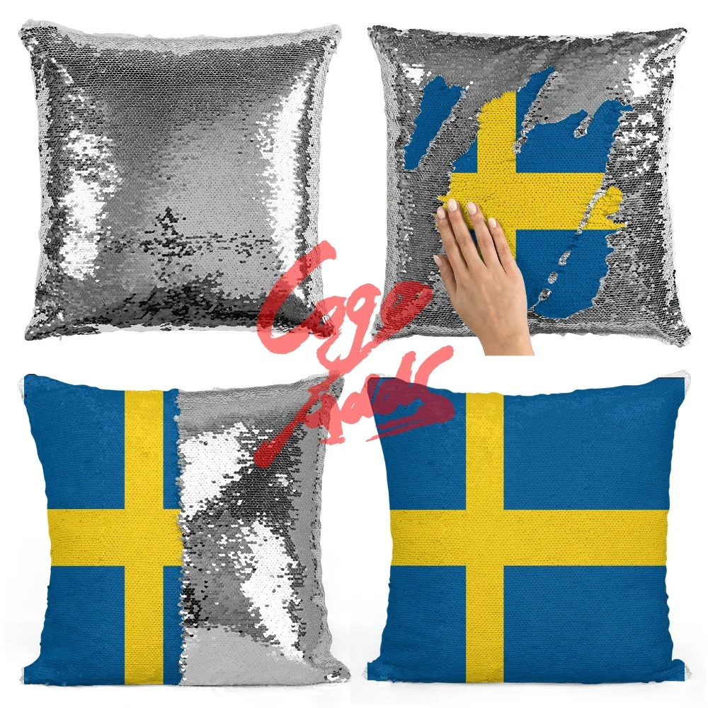 Sweden decorative throw pillows reversible mermaid sequin pillow case cover dropshipping
Sweden decorative throw pillows reversible mermaid sequin pillow case cover dropshipping