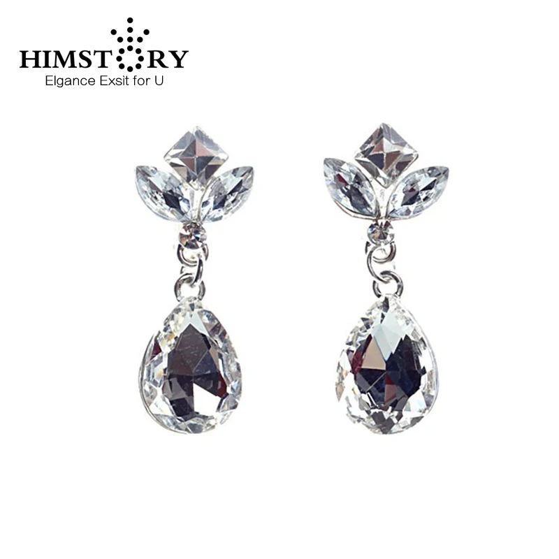 HIMSTORY New Arrival Waterdrop Leaf Rhinestone Crystal Bridal Earrings for Women Long Big Earrings Wedding Jewelry
HIMSTORY New Arrival Waterdrop Leaf Rhinestone Crystal Bridal Earrings for Women Long Big Earrings Wedding Jewelry