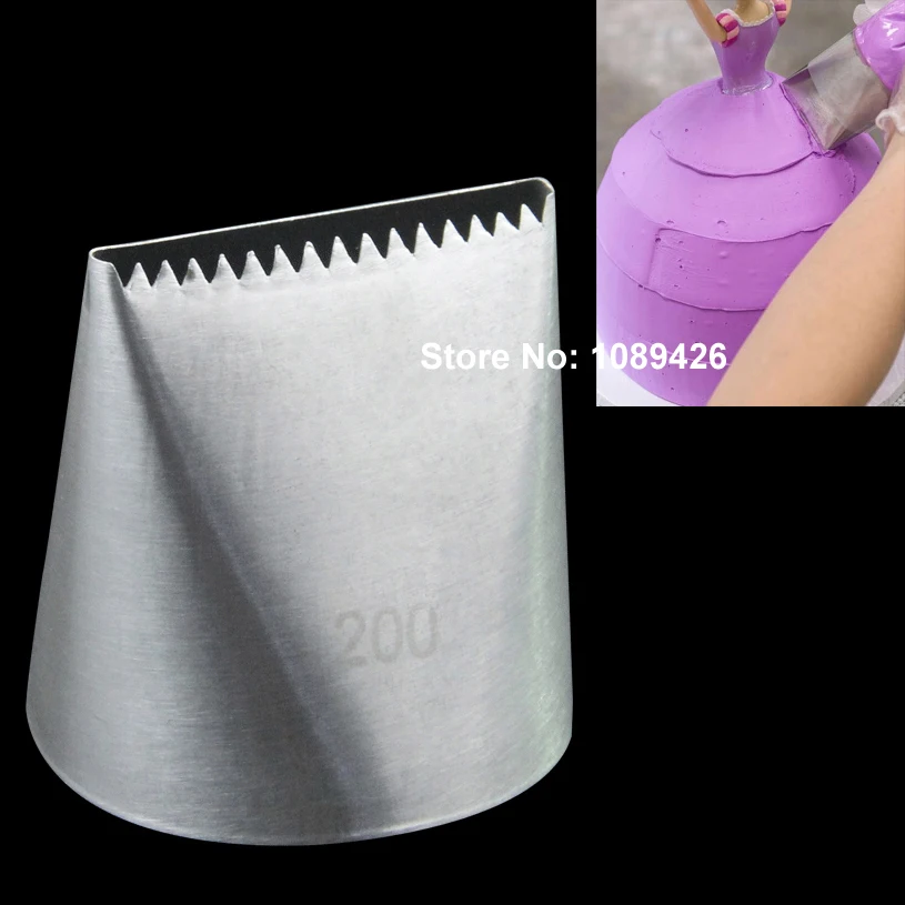 Wholesale 10 pcs/lot 200# Extra Large Icing Piping Nozzles Cake Decorating Pastry Tip Sets Fondant Cake Tools
Wholesale 10 pcs/lot 200# Extra Large Icing Piping Nozzles Cake Decorating Pastry Tip Sets Fondant Cake Tools