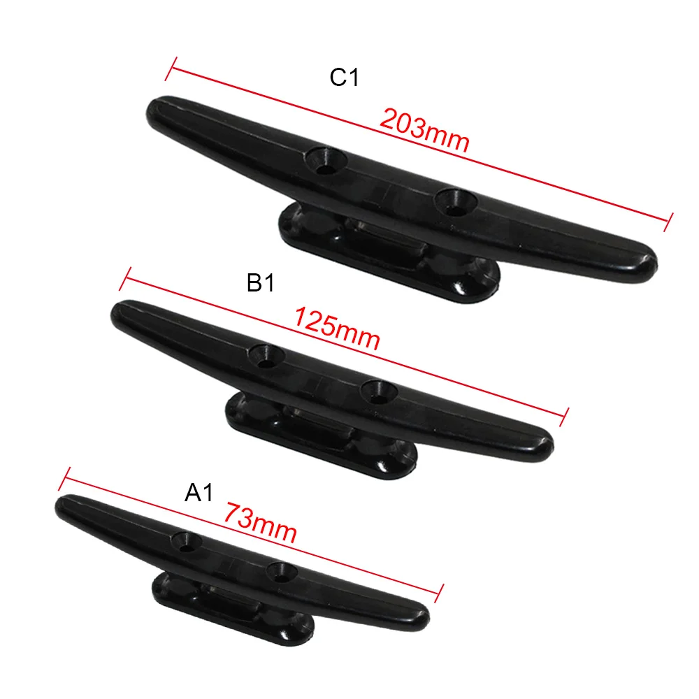 Low Flat Cleat Nylon 2 Hole Hardware For Marine Boat Deck Rope Tie 3" 5" 8" for All Chandlery Applications
Low Flat Cleat Nylon 2 Hole Hardware For Marine Boat Deck Rope Tie 3" 5" 8" for All Chandlery Applications