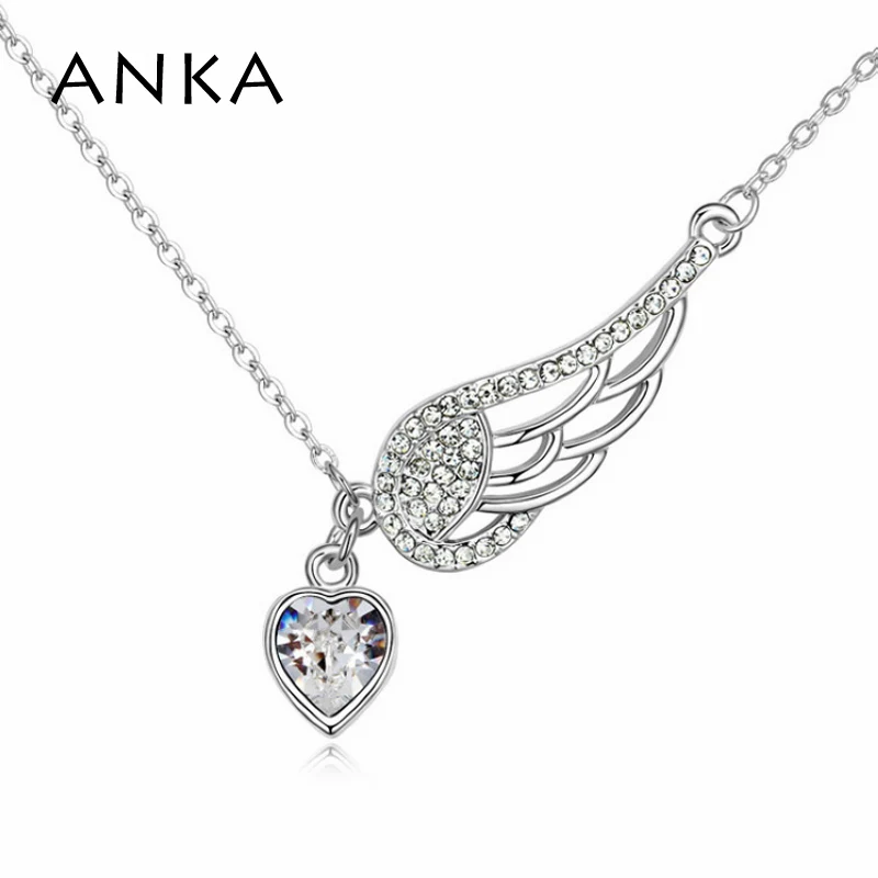 ANKA new wing and heart crystal Pendant necklace women trendy necklaces jewelry main stone Crystals from Austria #103396
ANKA new wing and heart crystal Pendant necklace women trendy necklaces jewelry main stone Crystals from Austria #103396