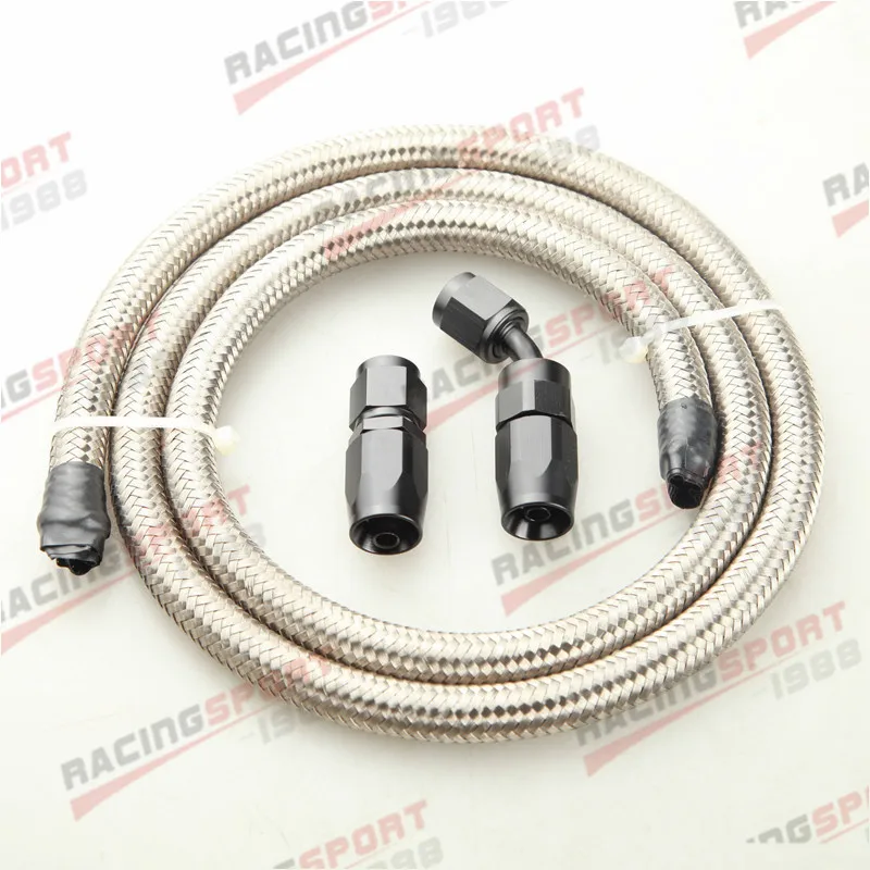 Stainless Steel Braided AN-6 6AN Fuel Gas Line Hose 1M + Swivel Hose End Fitting
Stainless Steel Braided AN-6 6AN Fuel Gas Line Hose 1M + Swivel Hose End Fitting