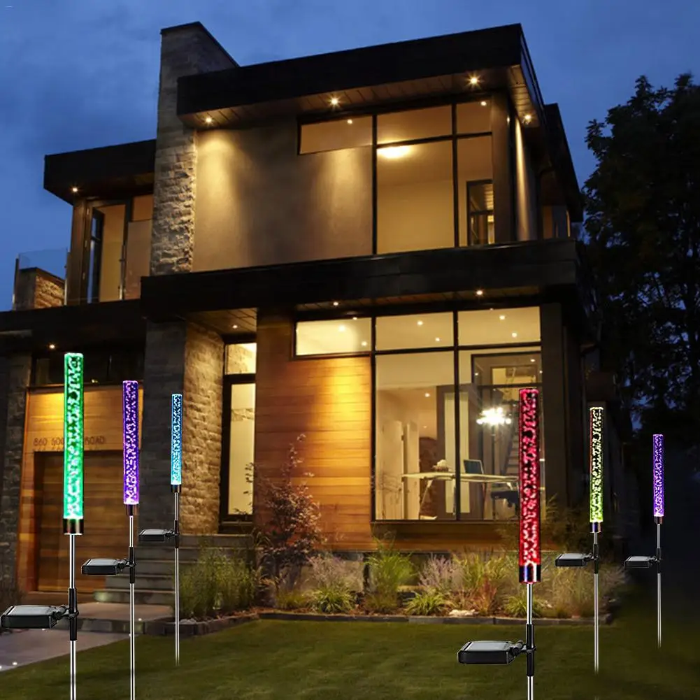 Solar LED Bubble Bar Light Waterproof Outdoor Lawn Garden Landscape Garden Yard Path Lawn Stake Lamp Decoration
Solar LED Bubble Bar Light Waterproof Outdoor Lawn Garden Landscape Garden Yard Path Lawn Stake Lamp Decoration