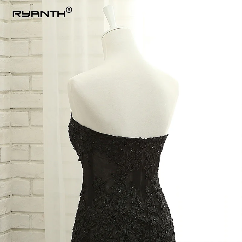 Ryanth Black Tulle Mermaid Evening Dresses Elegant Long Strapless Illusion Formal Evening Gown Robe De Soiree Real Photo
Ryanth Black Tulle Mermaid Evening Dresses Elegant Long Strapless Illusion Formal Evening Gown Robe De Soiree Real Photo